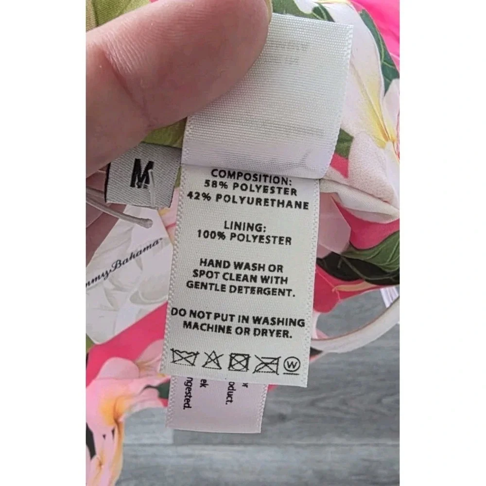 NWT‎ Tommy Bahama M Dog Raincoat W/ Hood Reversible Pink Floral Tropical Fashion